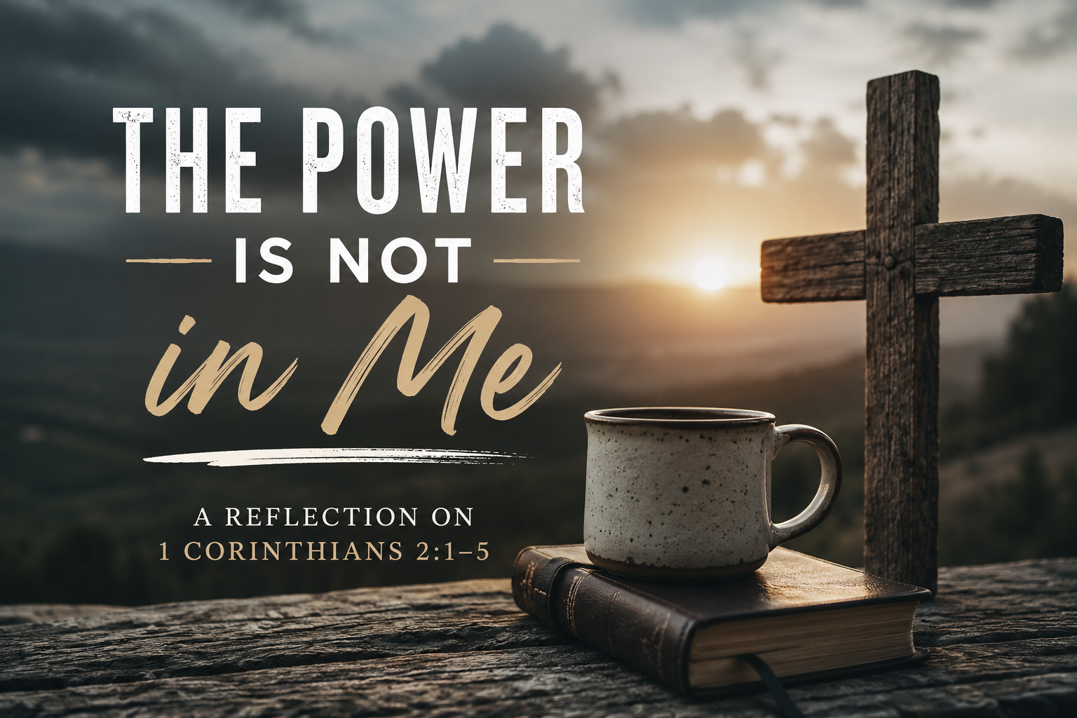 The Power Is Not in Me